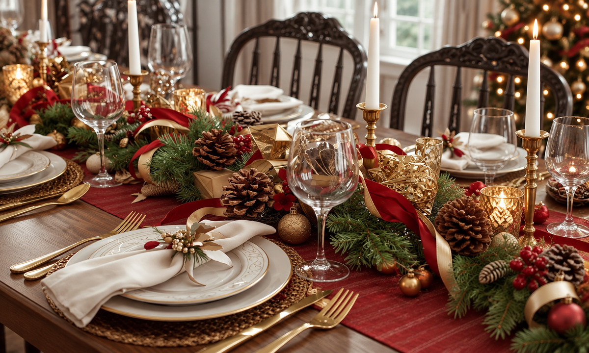 Decorare la tavola delle feste