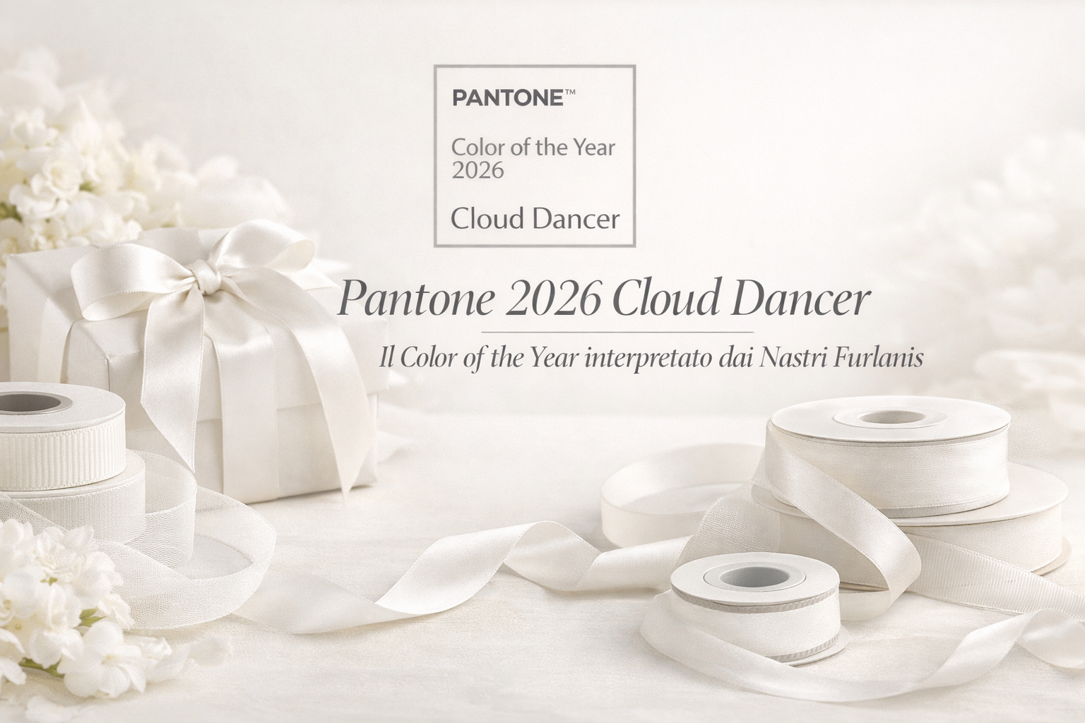 Tendenze colore dell’anno: Pantone 2026 Cloud Dancer
