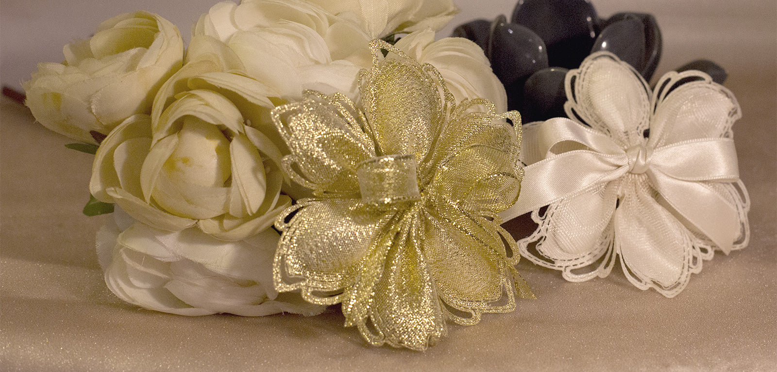 Nastri portaconfetti e coccarde