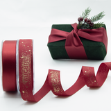 Policotone 15 mm Stampa Costellazione Auguri Amaranto