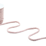 cordoncino di cotone 6 mm rosa cipria