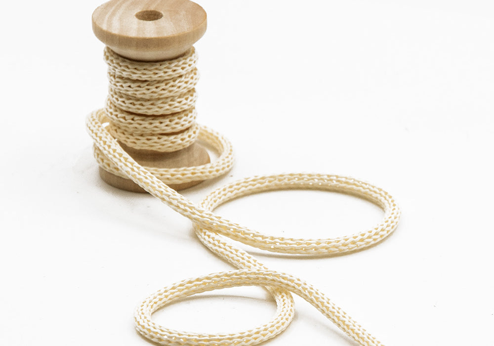 cordoncino di carta 4 mm avorio