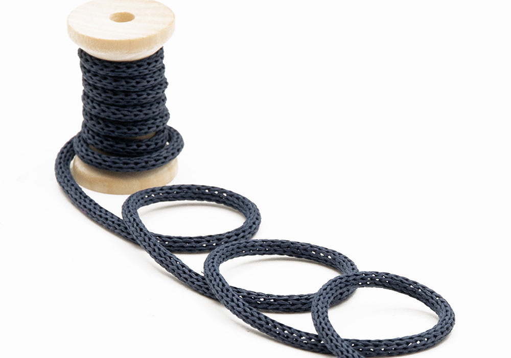 cordoncino di carta 4 mm blu scuro