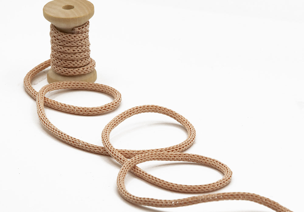 cordoncino di carta 4 mm rosa cipria