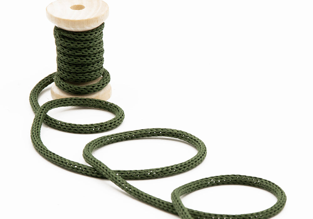 cordoncino di carta 4 mm verde inglese
