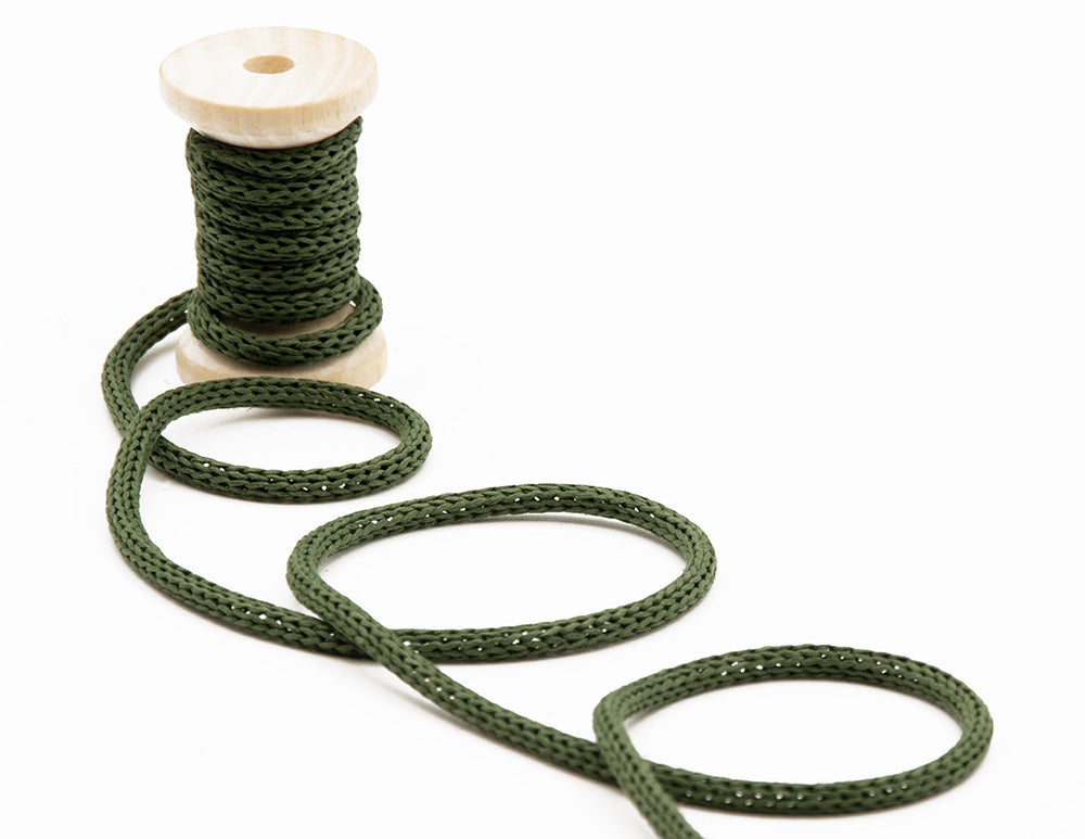cordoncino di carta 4 mm verde inglese