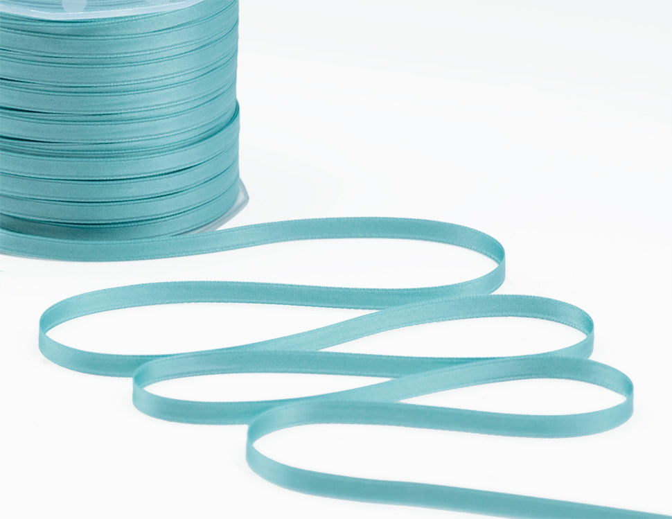 doppio raso 6 mm blu salvia