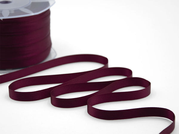 doppio raso 8 mm bordeaux scuro