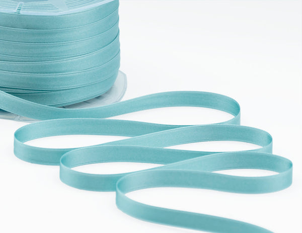 Doppio Raso 10mm blu salvia