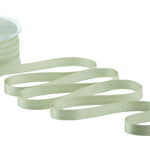 doppio raso lamè 10 mm verde salvia