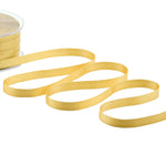 doppio raso lamè 10 mm giallo oro