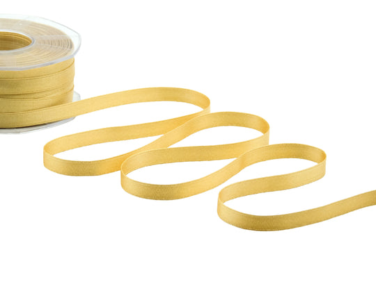 doppio raso lamè 10 mm giallo oro