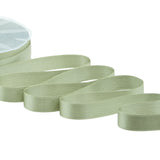 doppio raso lamè 16 mm verde salvia