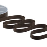 doppio raso lamè 16 mm cacao
