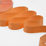 doppio raso 25 mm arancio becco d'oca