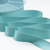 doppio raso 25 mm blu salvia