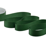 doppio raso lamè 25 mm verde inglese