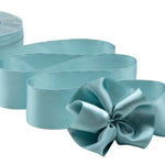 doppio raso tirante laterale 30 mm blu salvia