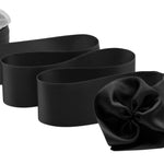 doppio raso tirante laterale 40 mm nero