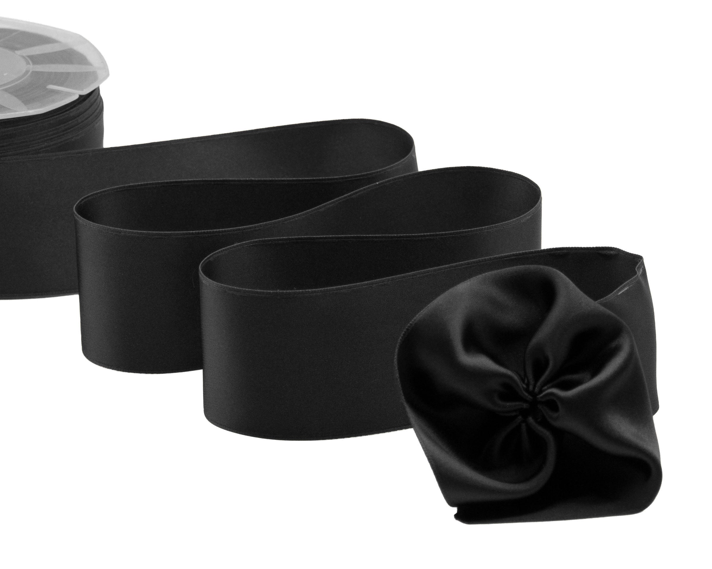doppio raso tirante laterale 40 mm nero