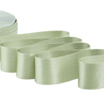 doppio raso lamè 40 mm verde salvia