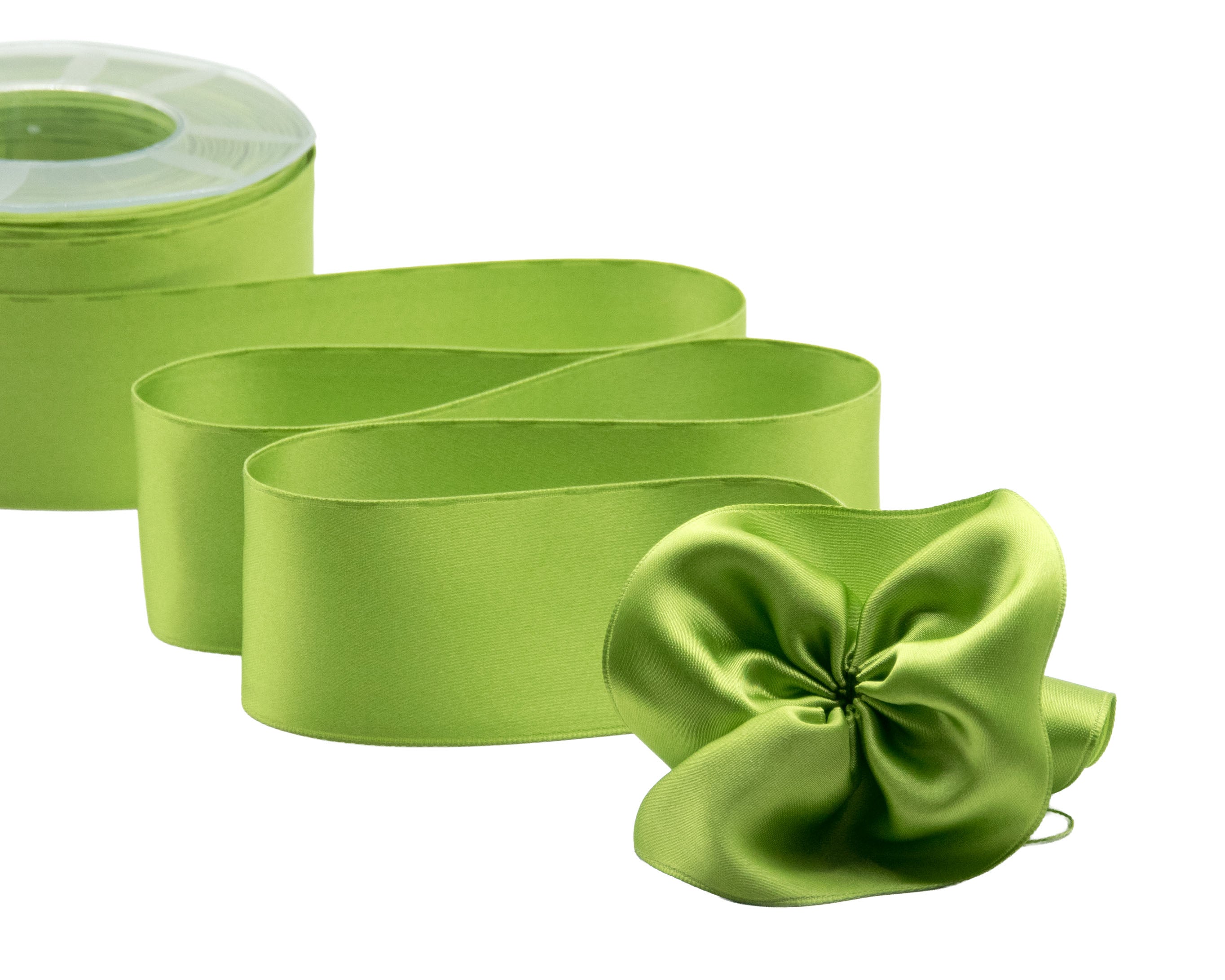 doppio raso tirante laterale 48 mm verde pistacchio