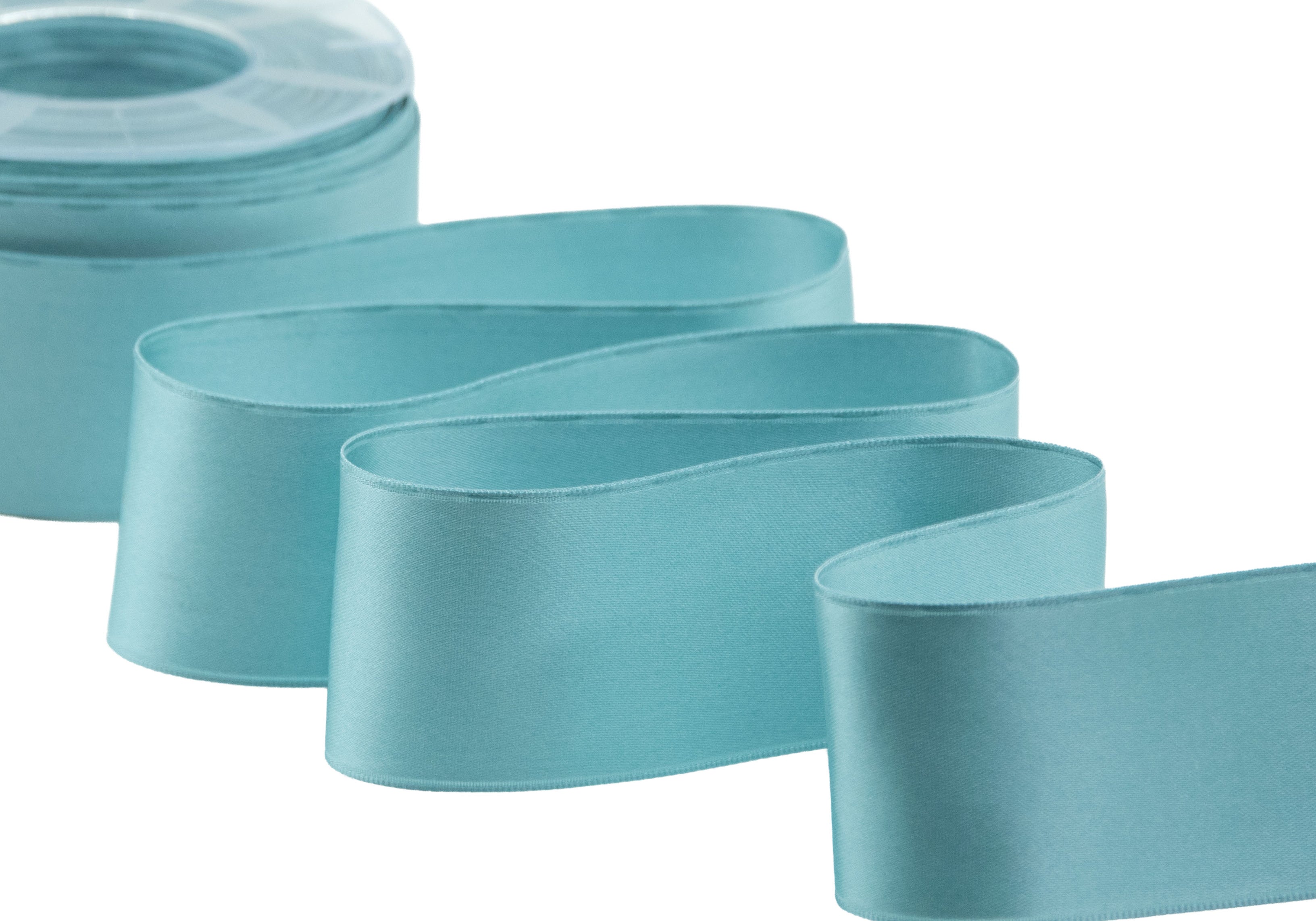 doppio raso tirante laterale 48 mm blu salvia