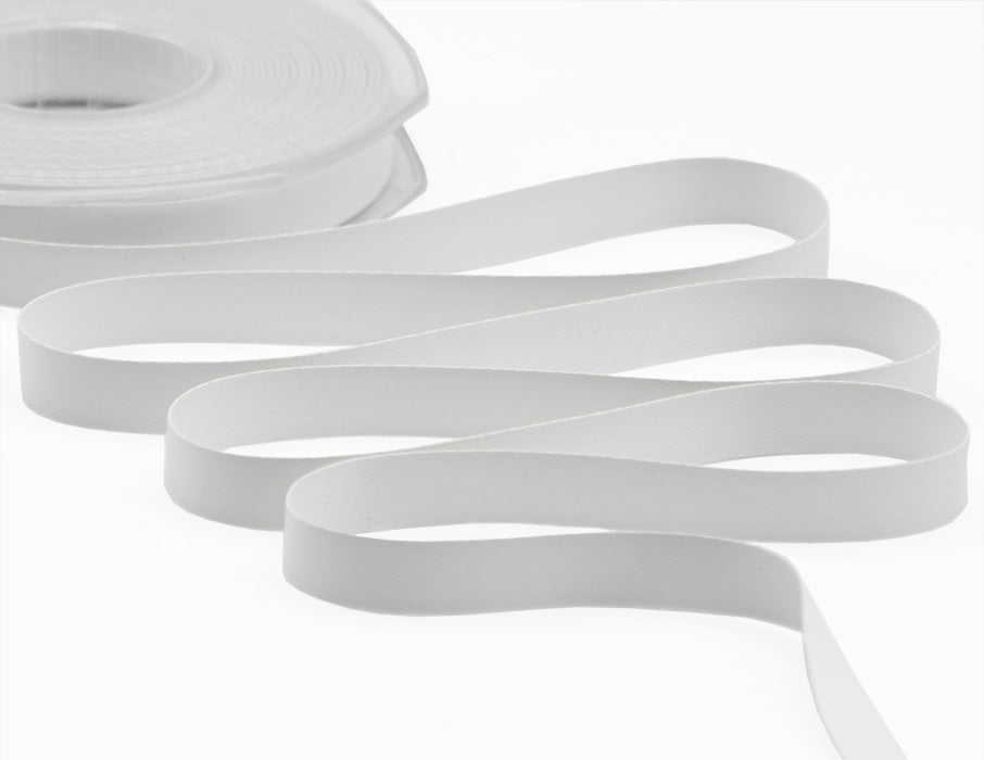 raso seta 10 mm bianco ottico