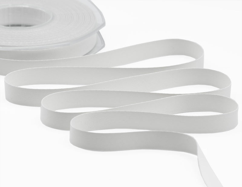 Raso Seta 10 mm Bianco Ottico
