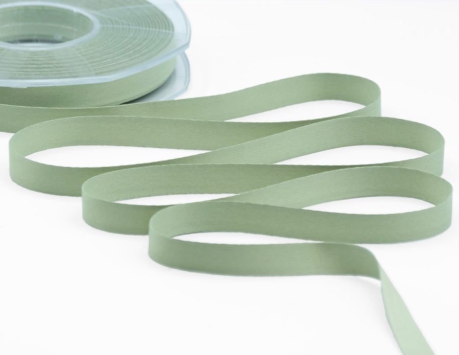 Nastro Doppio Raso Italiano | Salvia 10 Mm X 100 M - Per Bomboniere E Decorazioni - Foto 10