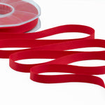 raso seta 10 mm rosso