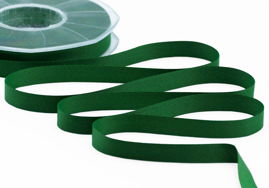 raso seta 10 mm verde inglese