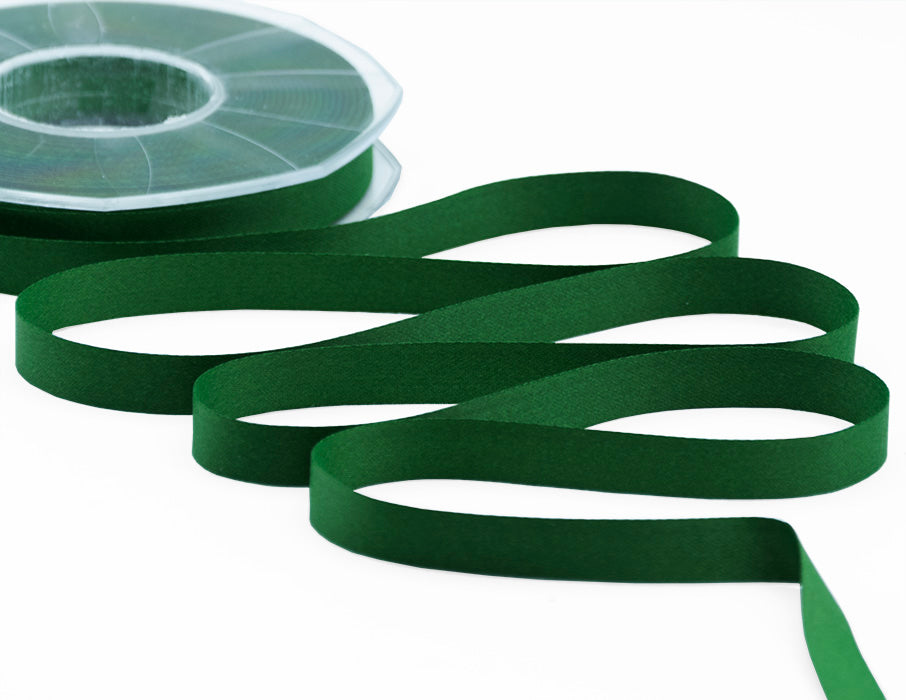 raso seta 10 mm verde inglese