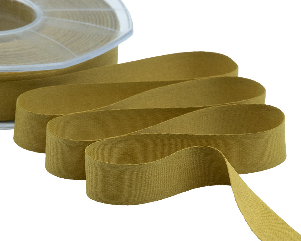 raso seta 15 mm senape