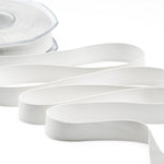 raso seta 15 mm bianco ottico