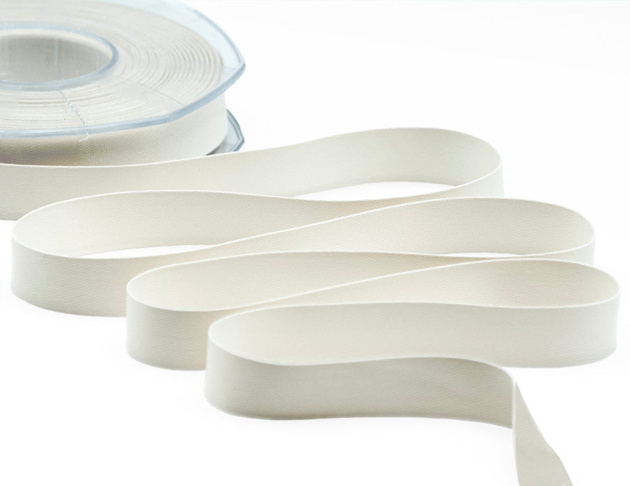 Doppio Raso Seta 15 mm Bianco Naturale – Furlanis