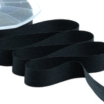 raso seta 15 mm nero