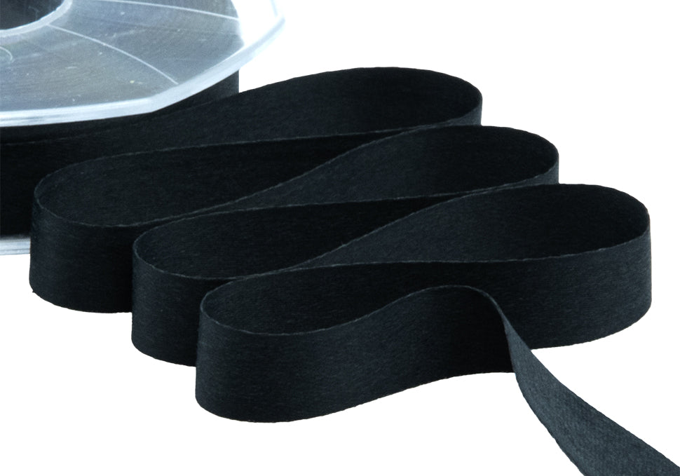 raso seta 15 mm nero
