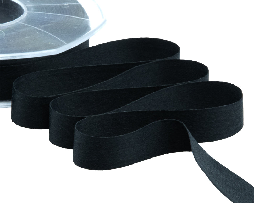 raso seta 15 mm nero