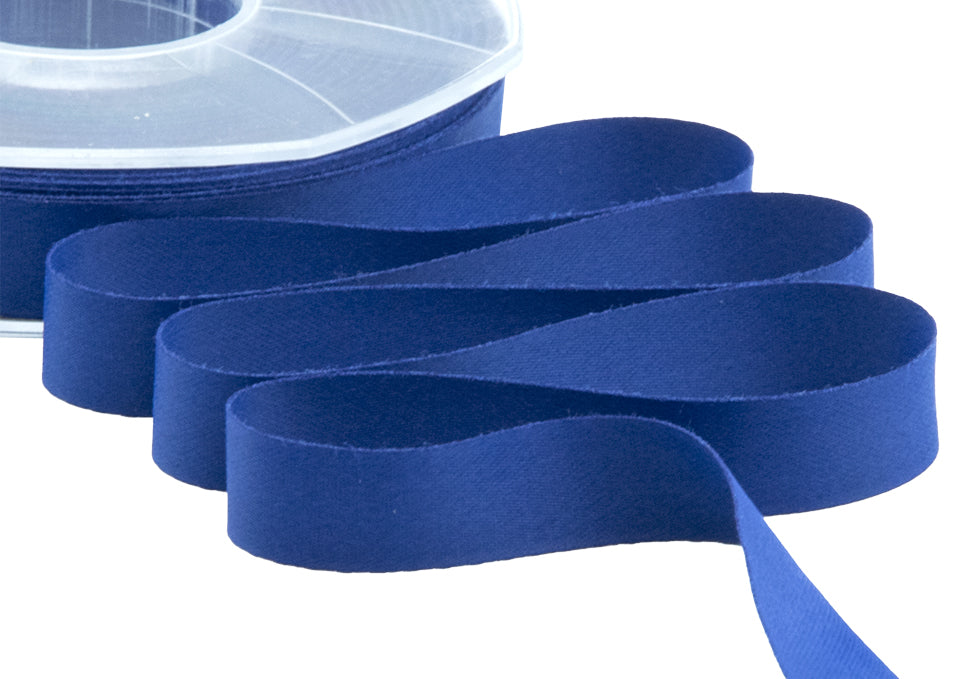 raso seta 15 mm blu scuro