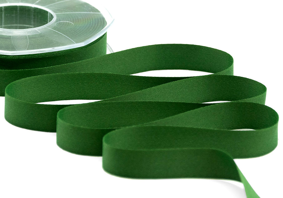raso seta 15 mm verde inglese