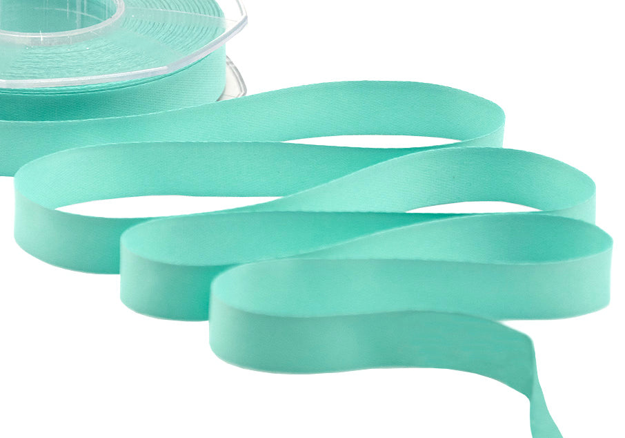 raso seta 15 mm verde acqua marina