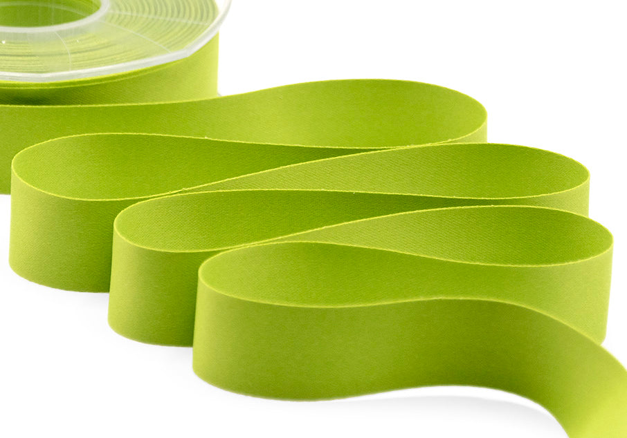 raso seta 25 mm verde pistacchio
