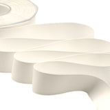 raso seta 25 mm bianco naturale