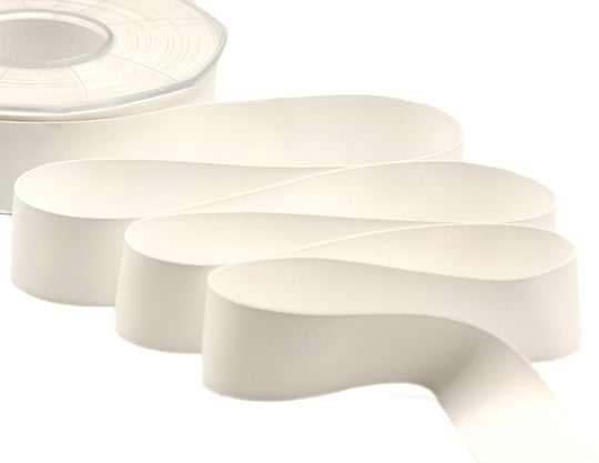 raso seta 25 mm bianco naturale