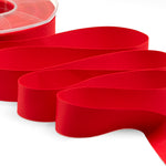 raso seta 25 mm rosso