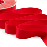 raso seta 25 mm rosso