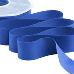 raso seta 25 mm blu scuro