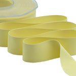 raso seta 25 mm giallo