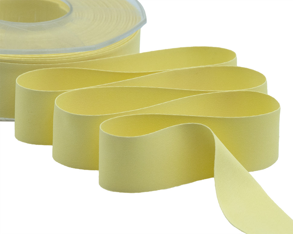 raso seta 25 mm giallo